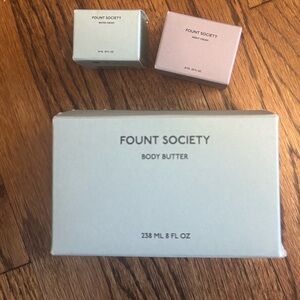 Fount Society Body Butter + Creams - 3-PIECE SET